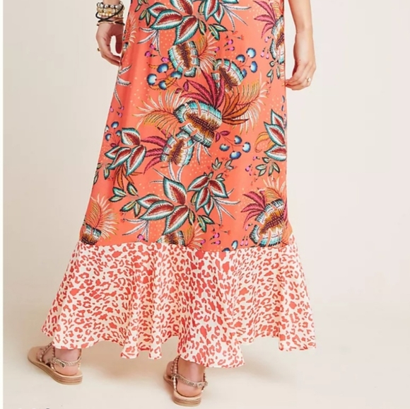 Gorgeous Anthropologie Farm Rio Dress. Brand new! Never worn! Size XL. Stunning! - Picture 5 of 7